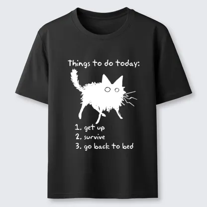 Tokyo-Tiger Lazy Cat Survive Day Funny Meme Classic T-Shirt