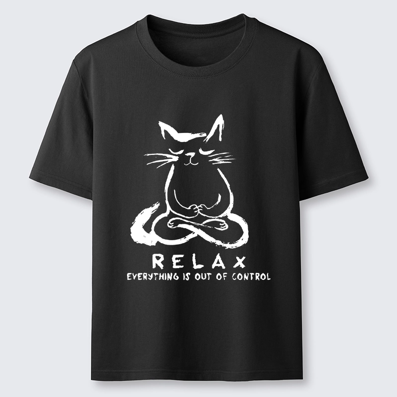 Tokyo-Tiger Zen Meditate Cat Chill Funny Meme Classic T-Shirt