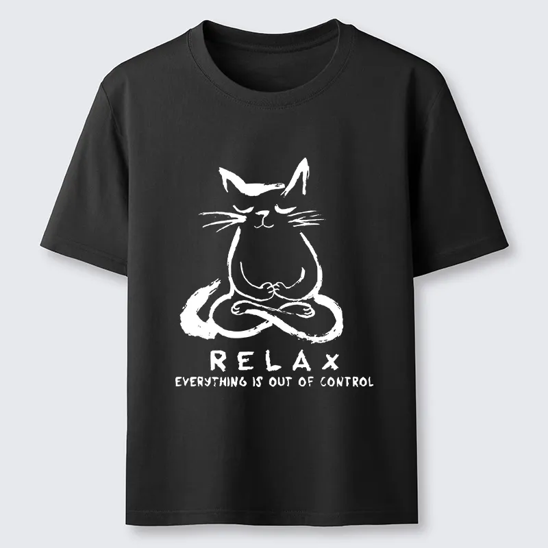 Tokyo-Tiger Zen Meditate Cat Chill Funny Meme Classic T-Shirt