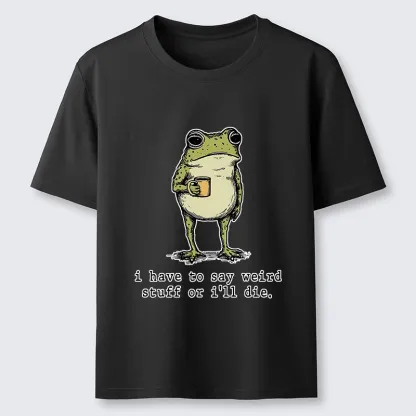 Tokyo-Tiger Funny Meme Weird Talking Coffee Frog Classic T-Shirt