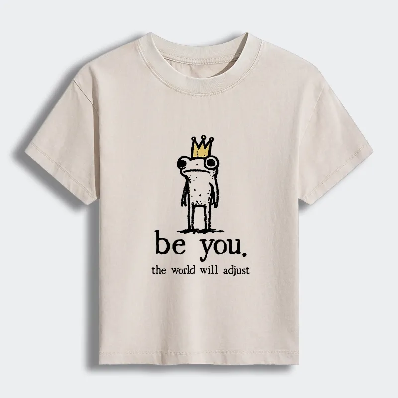 Tokyo-Tiger Crown Frog Stays True To Self Women's Washed T-shirt Sale
