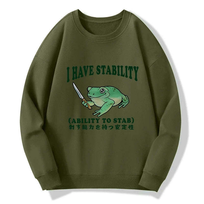 Tokyo-Tiger Mentally Stable Assassin Frog Sweatshirt