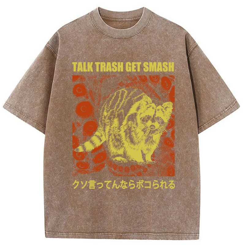 Tokyo-Tiger Poor Raccoon Washed T-Shirt