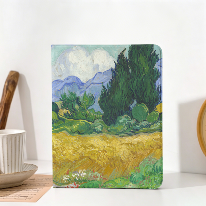 Tokyo-Tiger Black Cat In The Wheat Field Nobles Tablet Protective Case