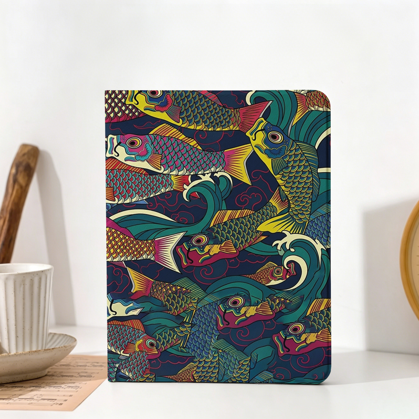 Tokyo-Tiger Colorful Japanese Koinobori Nobles Tablet Protective Case Sale