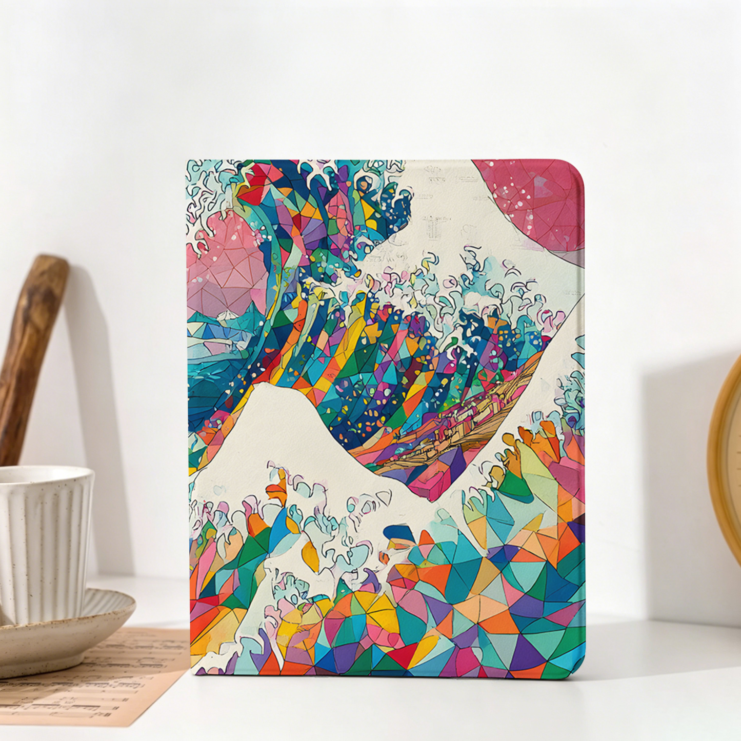 Tokyo-Tiger Colorful Prismatic Wave Nobles Tablet Protective Case Sale