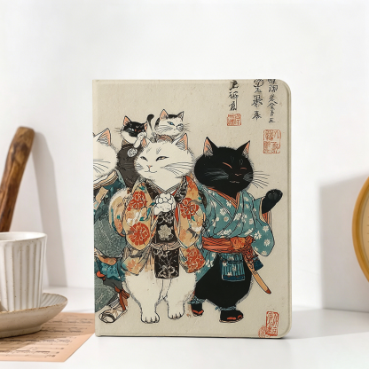 Tokyo-Tiger Samurai Cats Assemble Nobles Tablet Protective Case