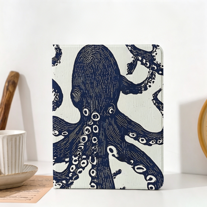 Tokyo-Tiger Ocean Octopus Nobles Tablet Protective Case