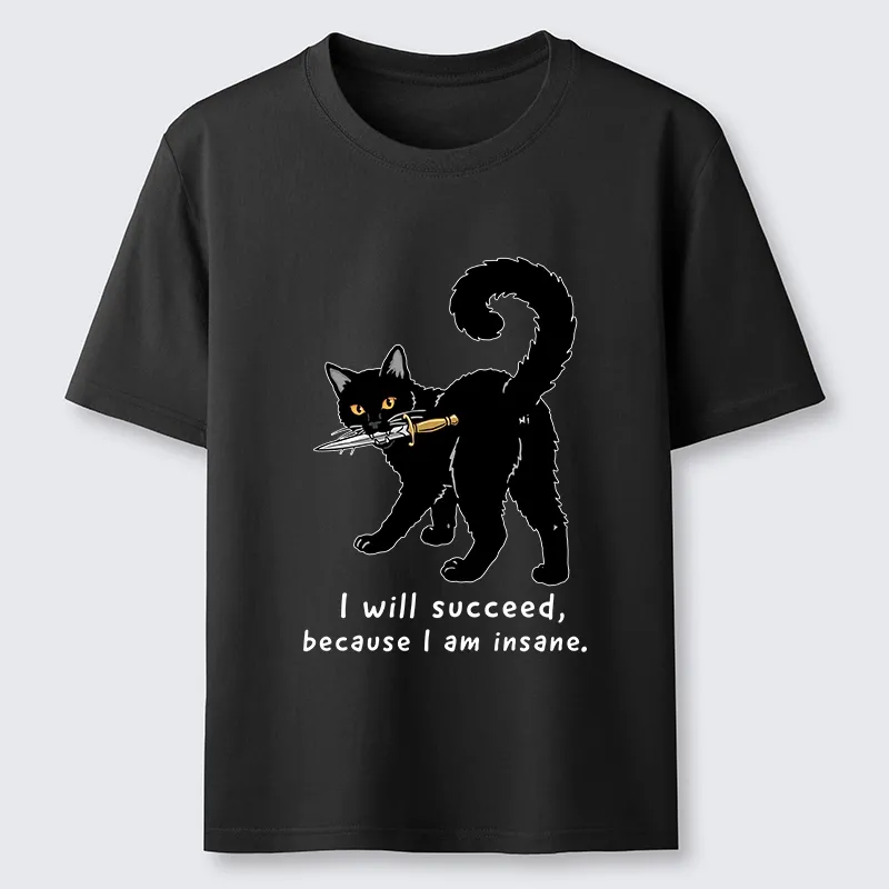 Tokyo-Tiger Brave Black Cat Wild Success Vibe Classic T-Shirt