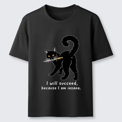 Tokyo-Tiger Brave Black Cat Wild Success Vibe Classic T-Shirt