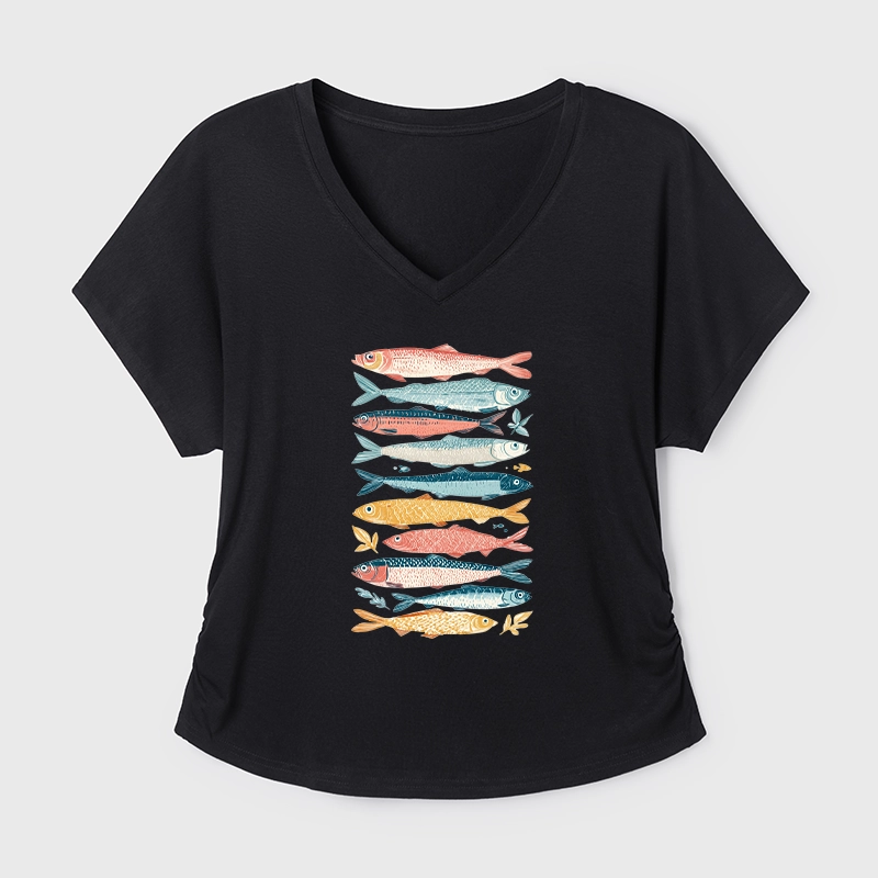 Tokyo-Tiger Beautiful Colorful Fish In The Sea Modal Dolman Sleeve T-Shirt