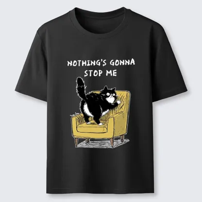 Tokyo-Tiger Sassy Cat Scratch Sofa Relatable Print Classic T-Shirt