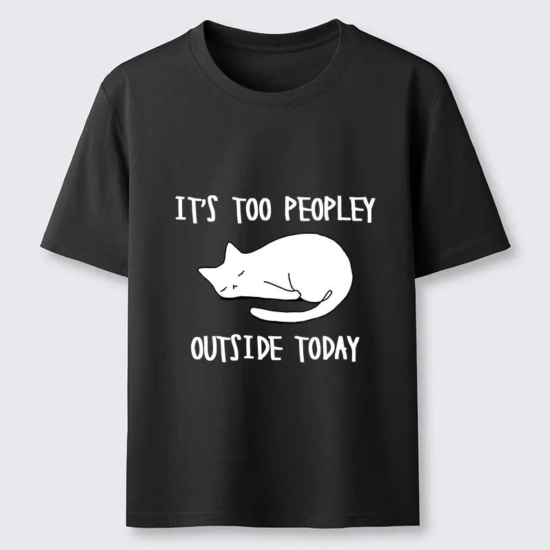 Tokyo-Tiger Funny Meme Quiet Lazy Cat Minimal Line Art Classic T-Shirt