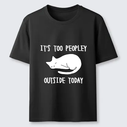 Tokyo-Tiger Funny Meme Quiet Lazy Cat Minimal Line Art Classic T-Shirt