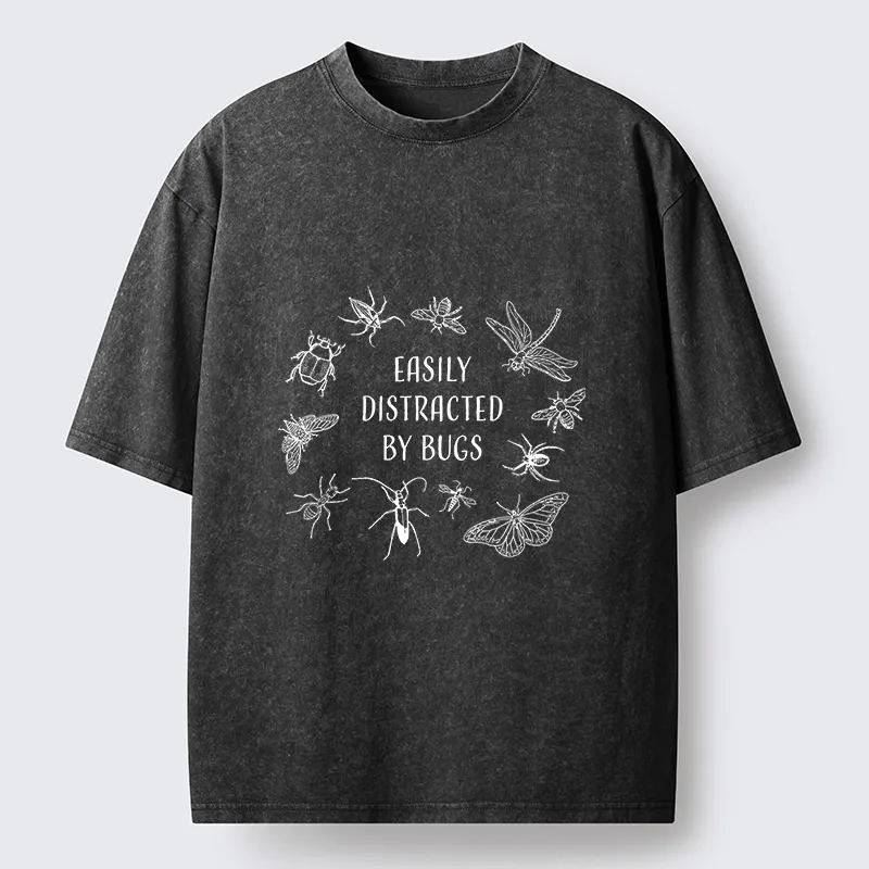 Tokyo-Tiger Funny Bug Lover Distracted Meme Washed T-Shirt Sale