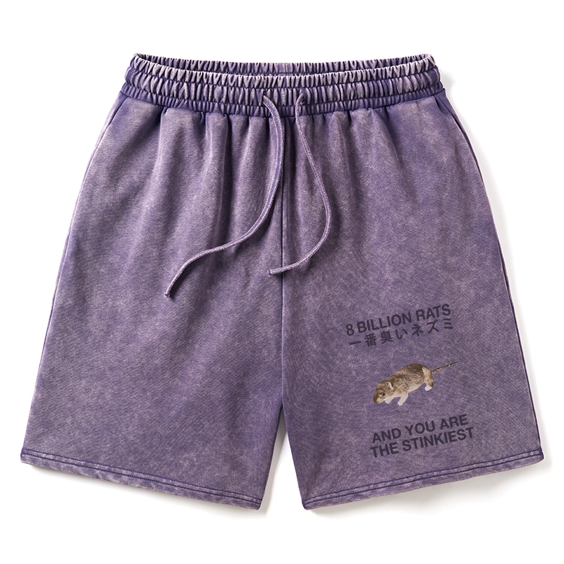 Tokyo-Tiger World's Stinkiest Rat Washed Shorts