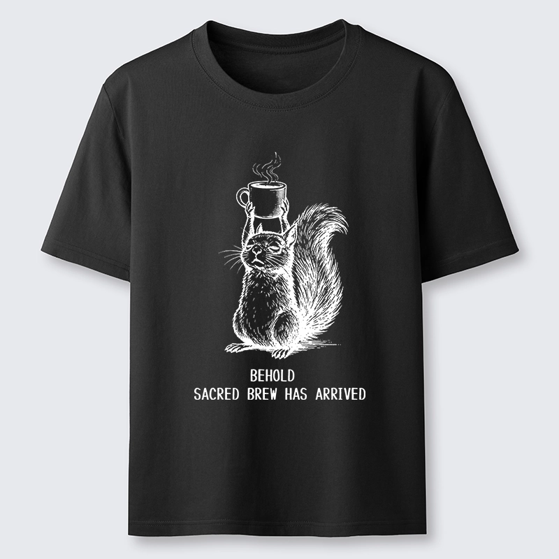 Tokyo-Tiger Squirrel Hold Sacred Coffee Meme Classic T-Shirt