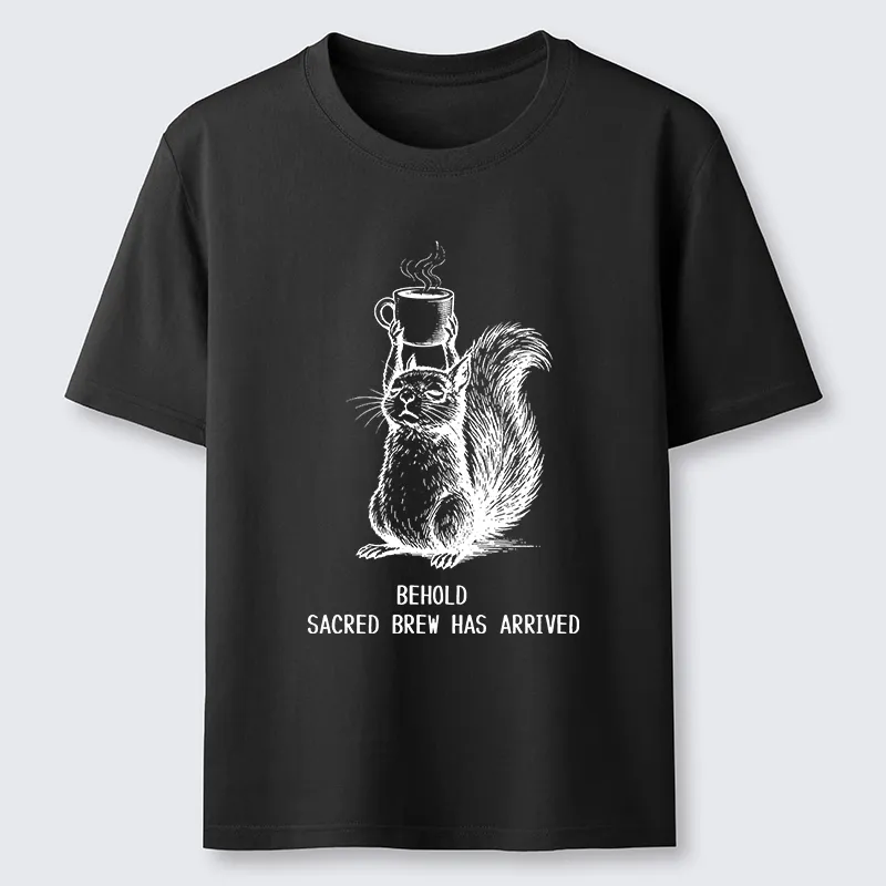 Tokyo-Tiger Squirrel Hold Sacred Coffee Meme Classic T-Shirt