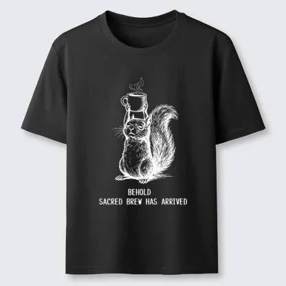 Tokyo-Tiger Squirrel Hold Sacred Coffee Meme Classic T-Shirt