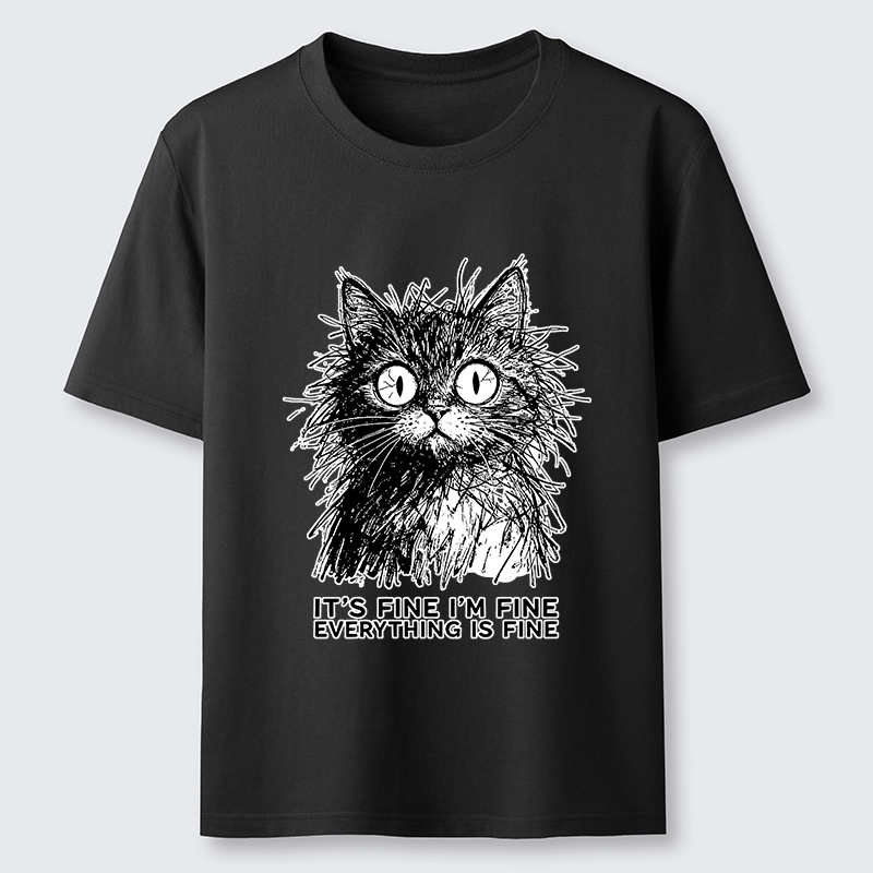 Tokyo-Tiger Fluffy Wild Cat Calm Fake Mood Classic T-Shirt