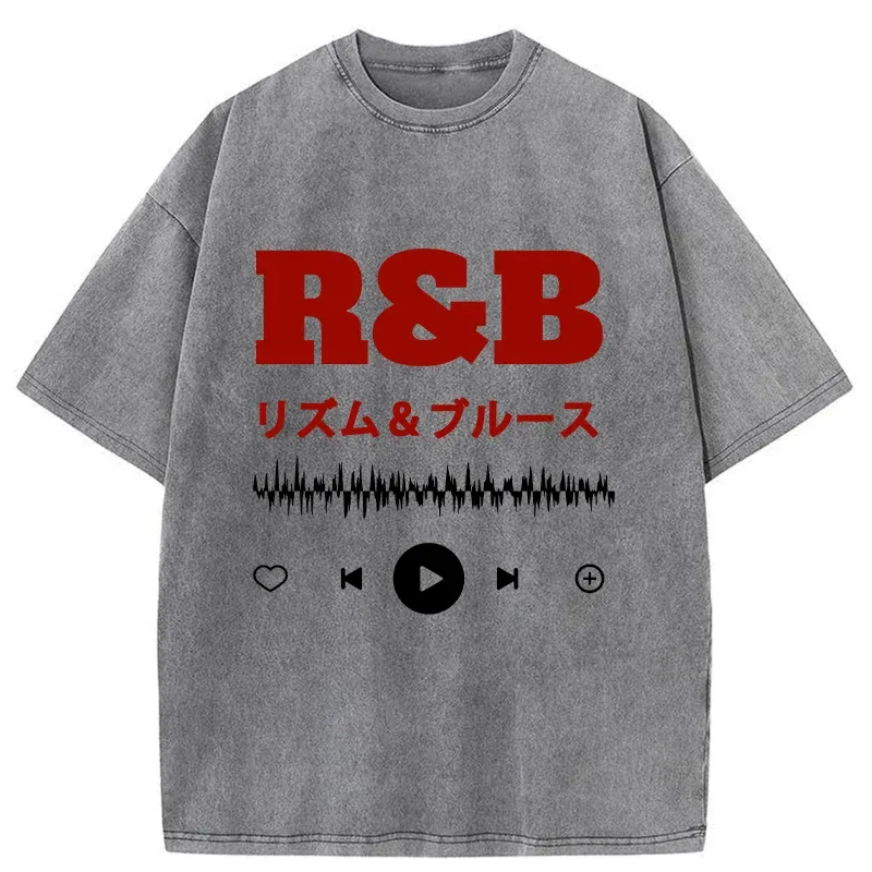 Tokyo-Tiger Rhythm And Blues Washed T-Shirt