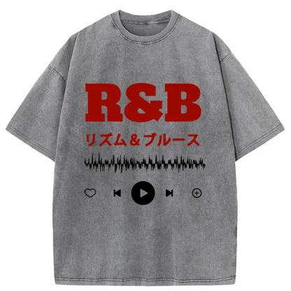 Tokyo-Tiger Rhythm And Blues Washed T-Shirt
