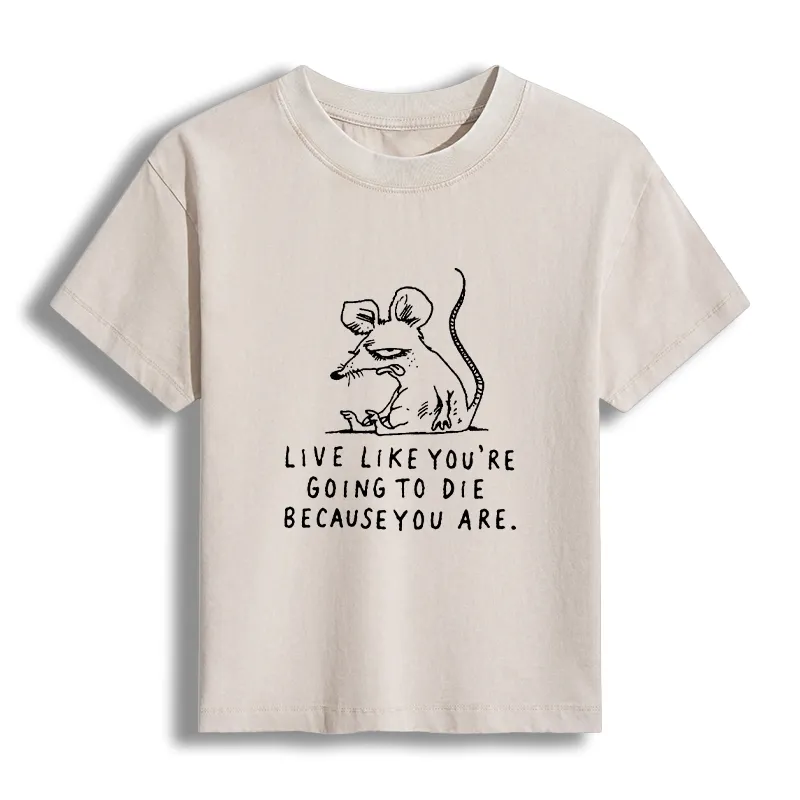Tokyo-Tiger Funny Meme Sarcastic Rat Life Truth Women's Washed T-shirt Sale