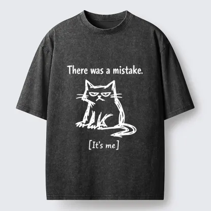 Tokyo-Tiger Mistake Cat Funny Meme Washed T-Shirt