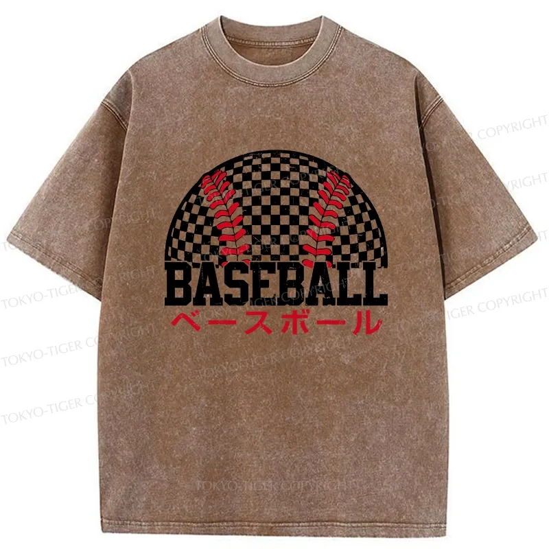 Tokyo-Tiger Japan Baseball Washed T-Shirt