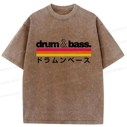 Tokyo-Tiger Japan Drum And Bass Washed T-Shirt