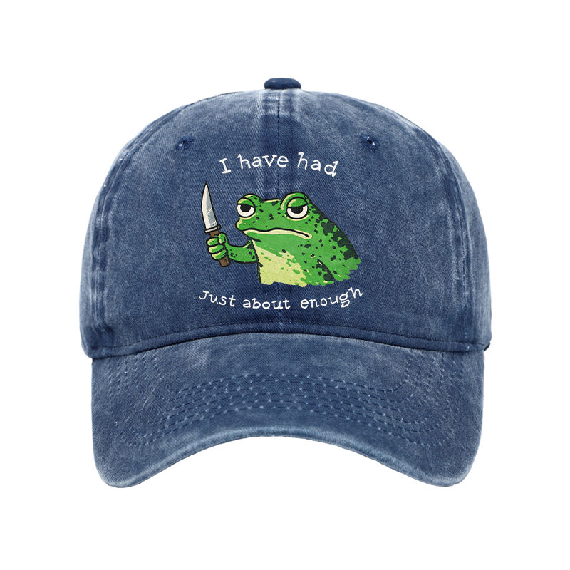 Tokyo-Tiger Impatient Frog Washed Cap