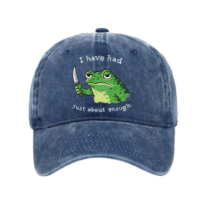 Tokyo-Tiger Impatient Frog Washed Cap