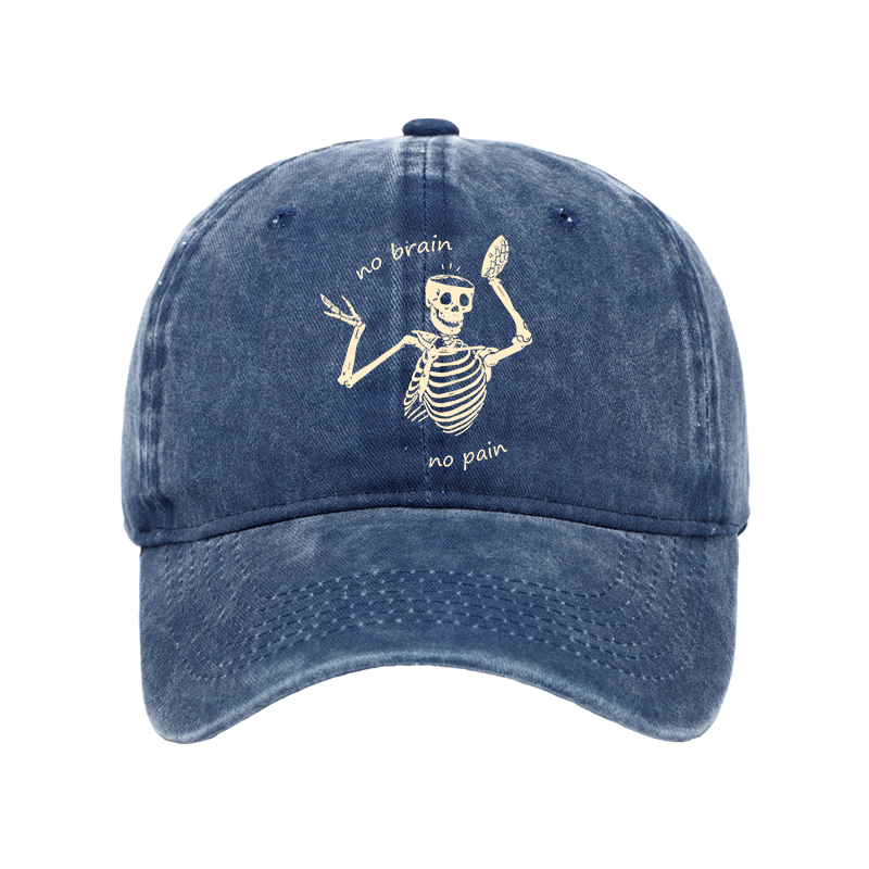 Tokyo-Tiger Skeletons Feel No Pain Washed Cap