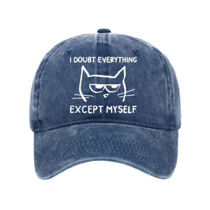 Tokyo-Tiger Confident Kitten Washed Cap
