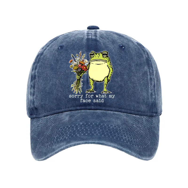 Tokyo-Tiger Frog Sorry Mode Activated Washed Cap