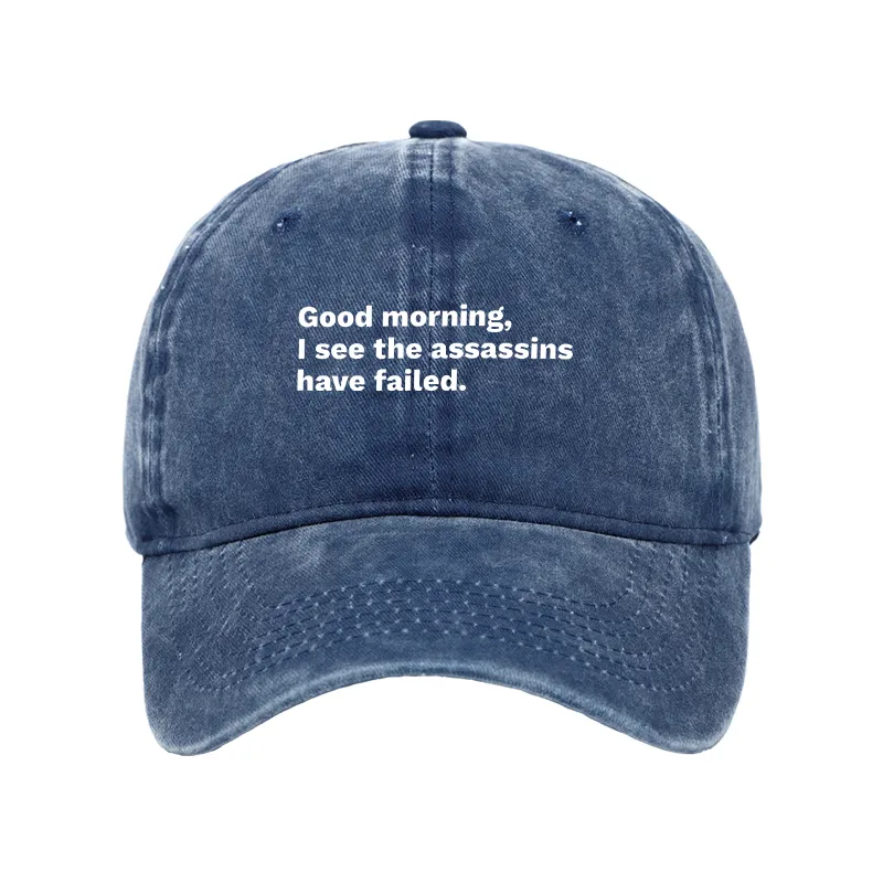 Tokyo-Tiger Assassins Failed Morning Quote Art Washed Cap