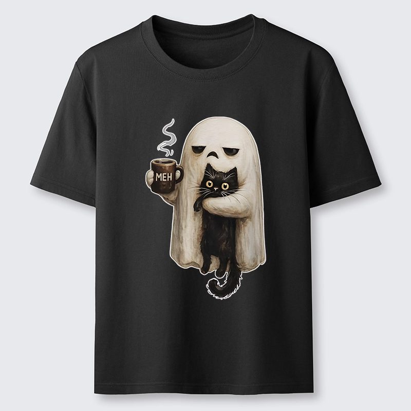 Tokyo-Tiger Ghost Cat Coffee Mood Classic T-Shirt