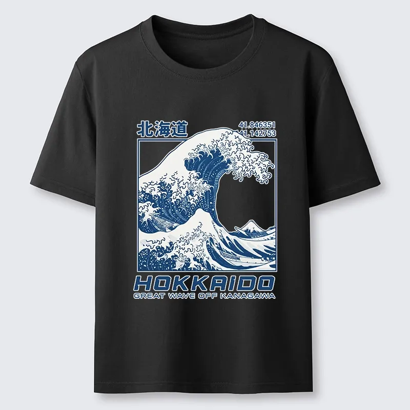 Tokyo-Tiger Hokkaido Wave Art Classic T-Shirt Sale