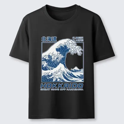 Tokyo-Tiger Hokkaido Wave Art Classic T-Shirt