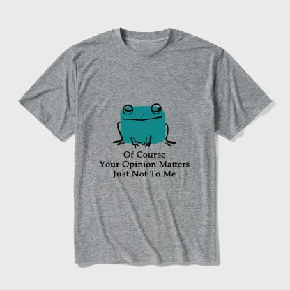 Tokyo-Tiger Cool Frog Unbothered By Others Opinions Cotton Blend T-Shirt