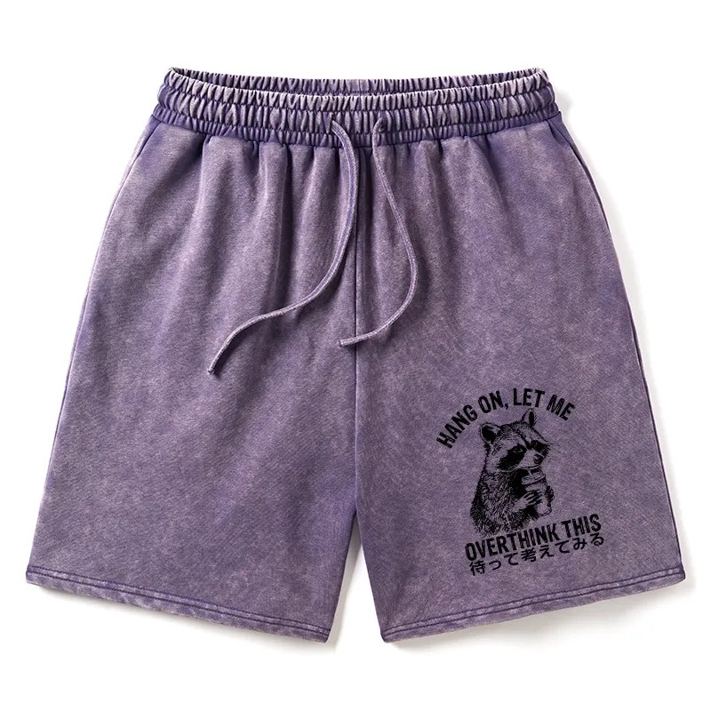 Tokyo-Tiger Overthink Raccoon Washed Shorts