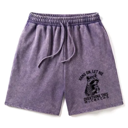 Tokyo-Tiger Overthink Raccoon Washed Shorts