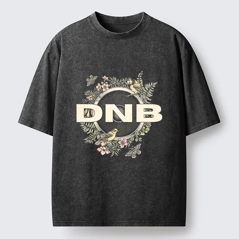 Tokyo‑Tiger Drum And Bass Japanese Washed T-Shirt