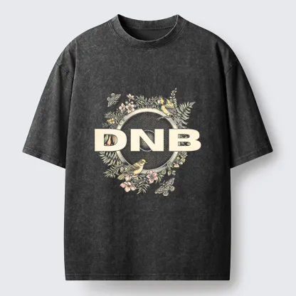 Tokyo‑Tiger Drum And Bass Japanese Washed T-Shirt