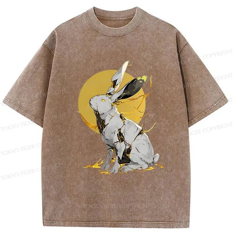 Tokyo-Tiger Broken Rabbit Washed T-Shirt