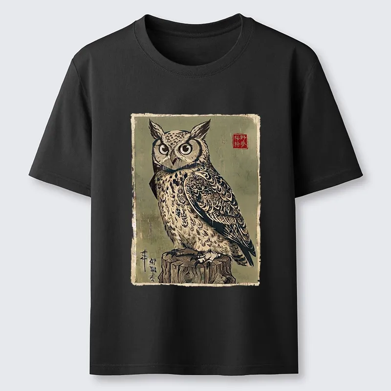 Tokyo-Tiger Wise Forest Owl Classic T-Shirt