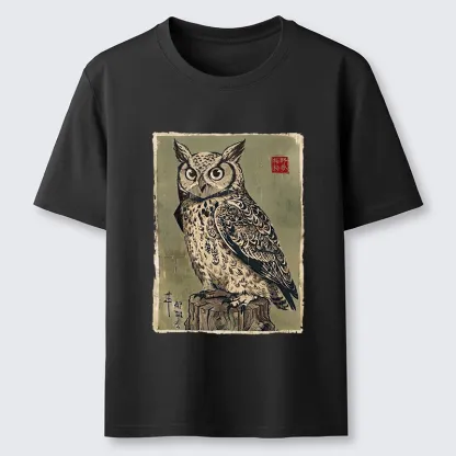 Tokyo-Tiger Wise Forest Owl Classic T-Shirt