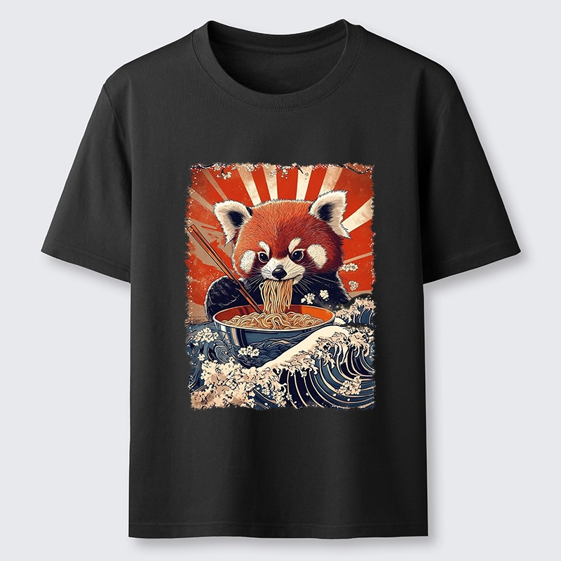 Tokyo-Tiger Red Panda Noodle Fun Classic T-Shirt