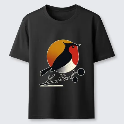 Tokyo-Tiger Robin Sunset Rest Classic T-Shirt