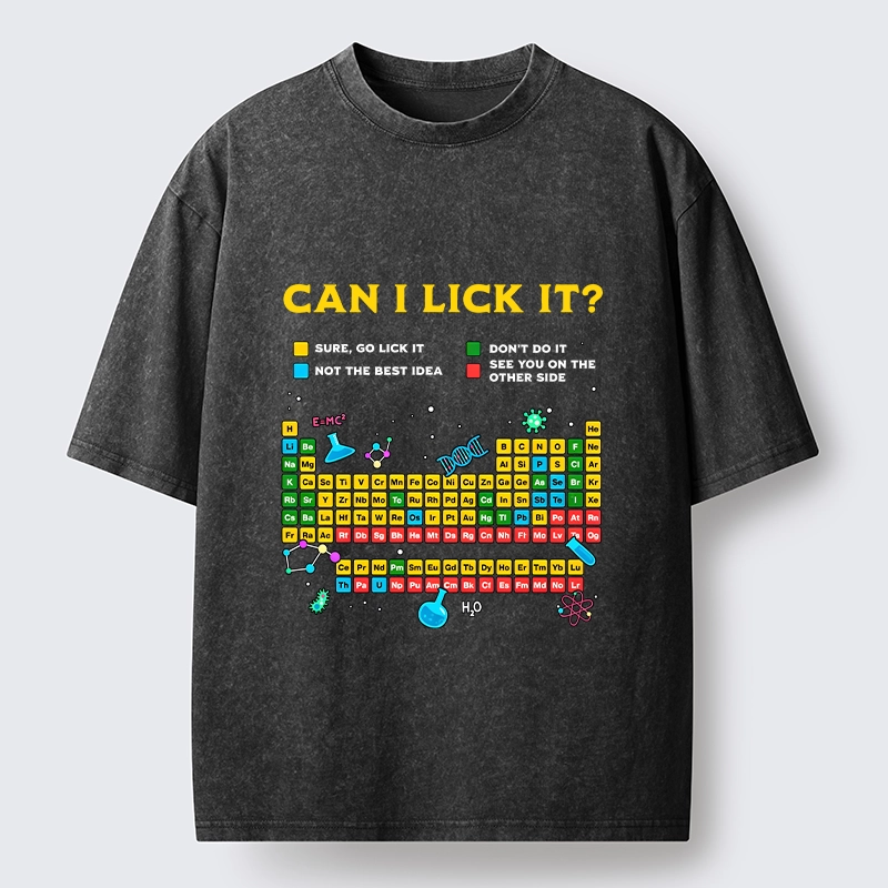 Tokyo-Tiger Can I Lick Elements Washed T-Shirt